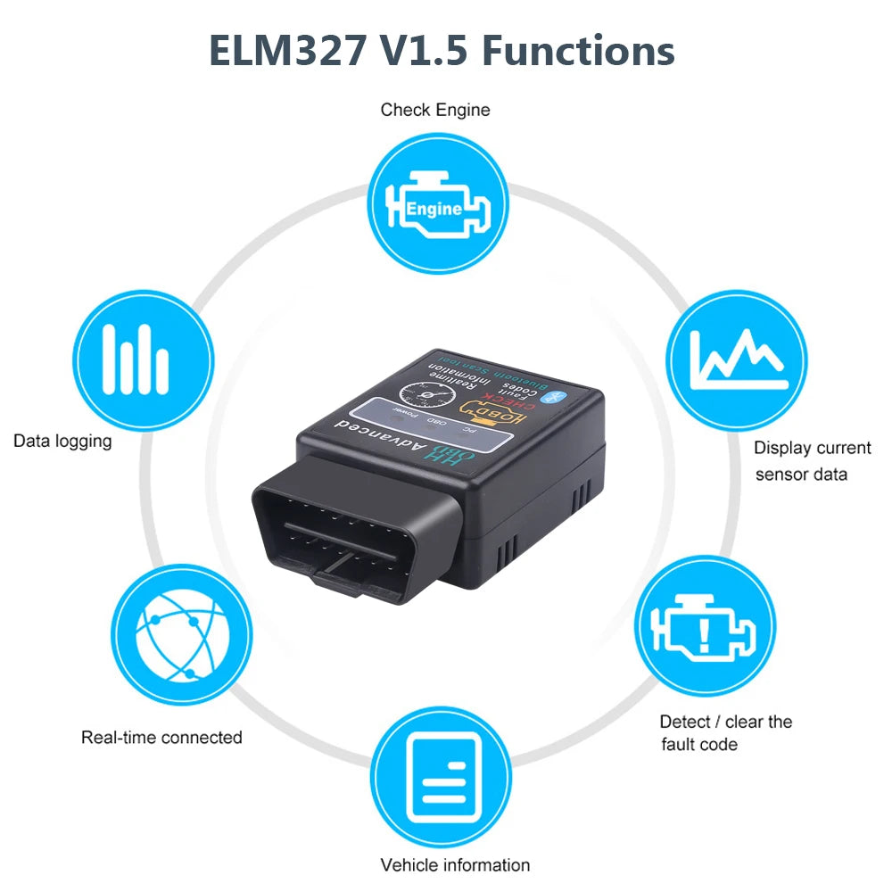 Elm327 OBD2 Scanner Bluetooth